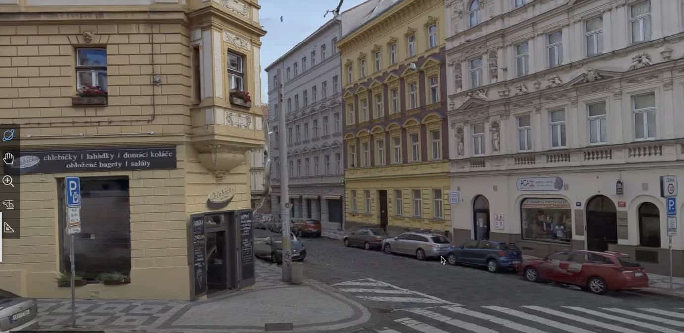 NO LiDAR High Resolution large-scale 3D scan of street in Prague - VFX, Digital Twin, 3D, VR worthy
