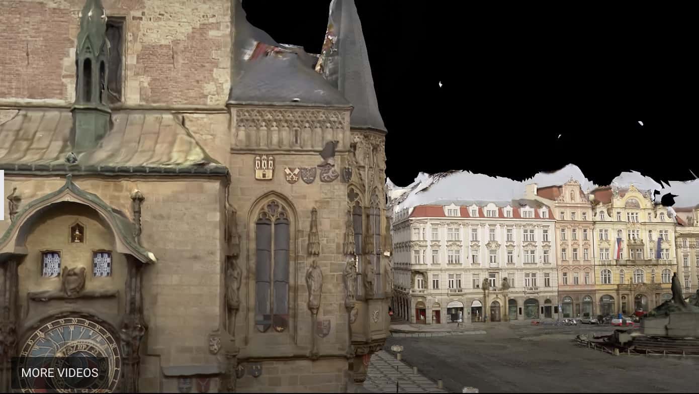 3D scan with the Mosaic 51 - 360 Mobile Mapping Camera - Prague Old Town Square