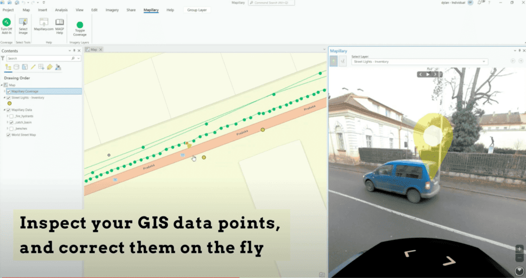 see how mosaic 360 camera data can be viewed in arcgis pro or web app