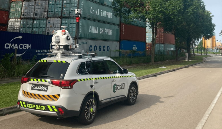 greehill successfully integrates mosaic x camera with riegl greehill in singapore with mosaic x camera and riegl laser scanner (lidar)