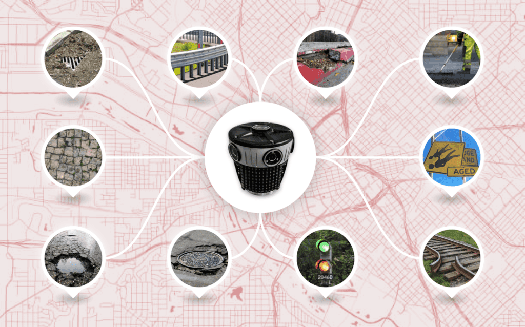 The Mosaic 51 is a 360-degree camera, ideal for road infrastructure and street maintenance projects.