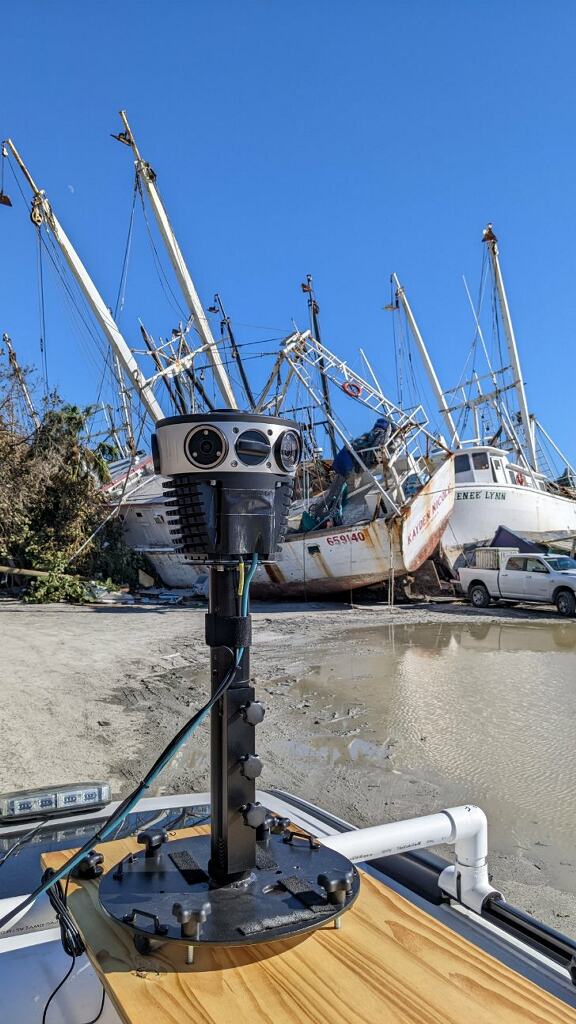 Post storm management and disaster surveying with the Mosaic 51, 360º mobile mapping camera in Florida post Hurricane Ian. By SiteTour360