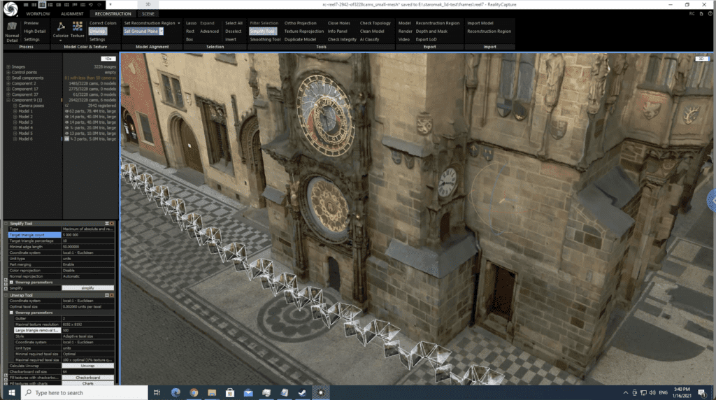 An image by Jeffrey Martin of Prague's Old Town Square made in Reality Capture, a photogrammetry software. 