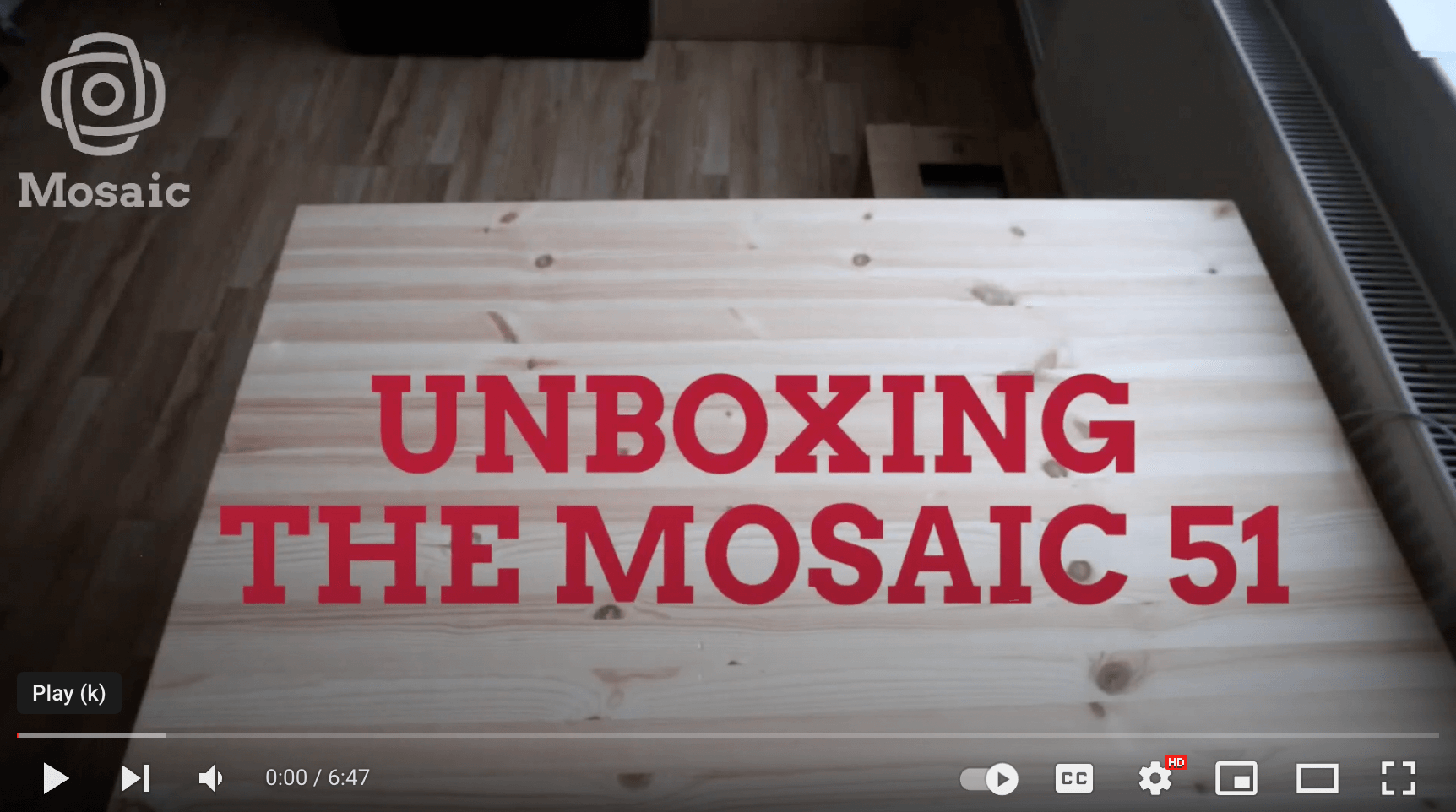 videos on how to operate the mosaic 51 and mosaic x cameras